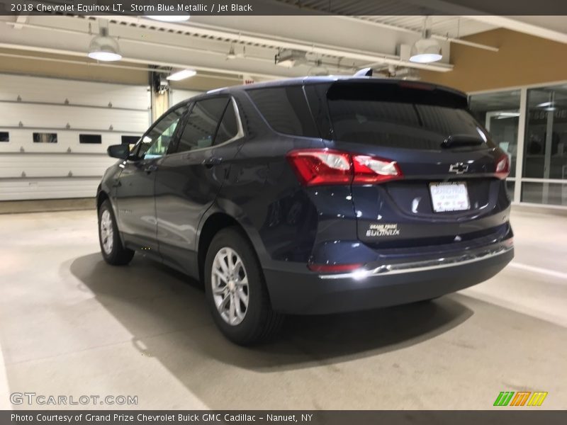Storm Blue Metallic / Jet Black 2018 Chevrolet Equinox LT