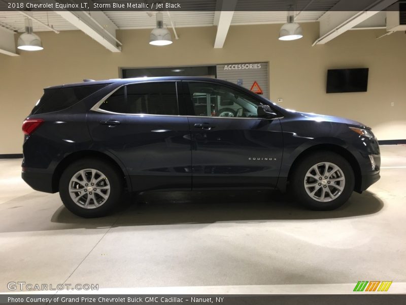 Storm Blue Metallic / Jet Black 2018 Chevrolet Equinox LT