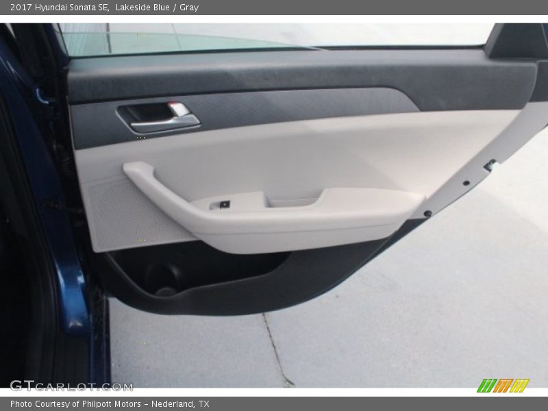 Lakeside Blue / Gray 2017 Hyundai Sonata SE
