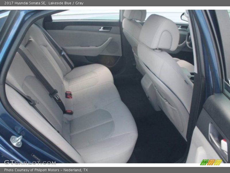 Lakeside Blue / Gray 2017 Hyundai Sonata SE