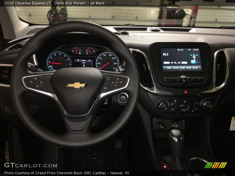 Storm Blue Metallic / Jet Black 2018 Chevrolet Equinox LT