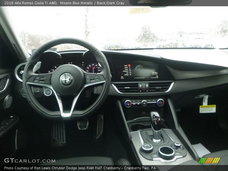 Dashboard of 2018 Giulia Ti AWD
