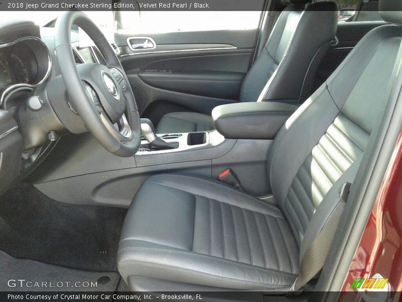 Velvet Red Pearl / Black 2018 Jeep Grand Cherokee Sterling Edition