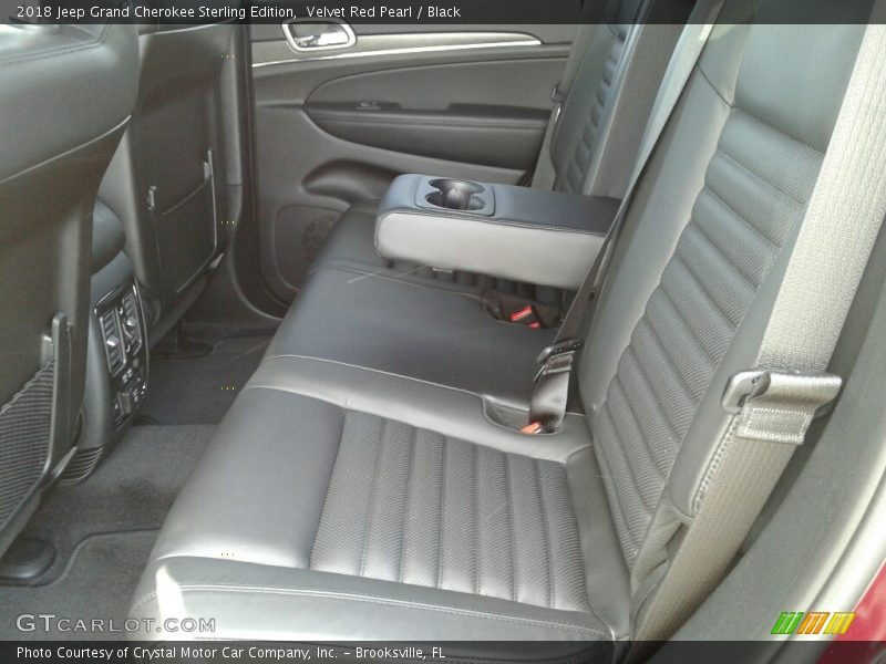 Velvet Red Pearl / Black 2018 Jeep Grand Cherokee Sterling Edition