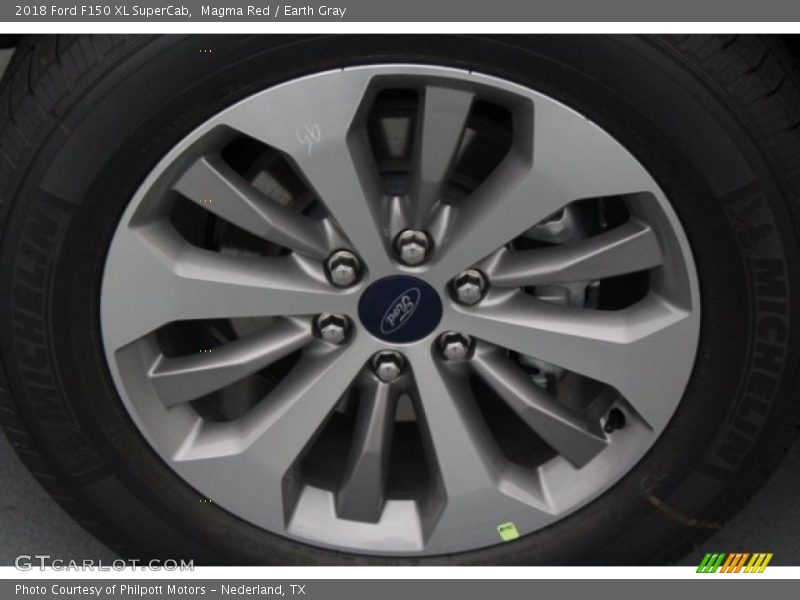Magma Red / Earth Gray 2018 Ford F150 XL SuperCab
