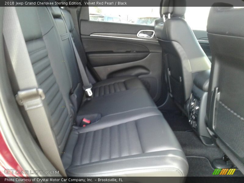 Velvet Red Pearl / Black 2018 Jeep Grand Cherokee Sterling Edition