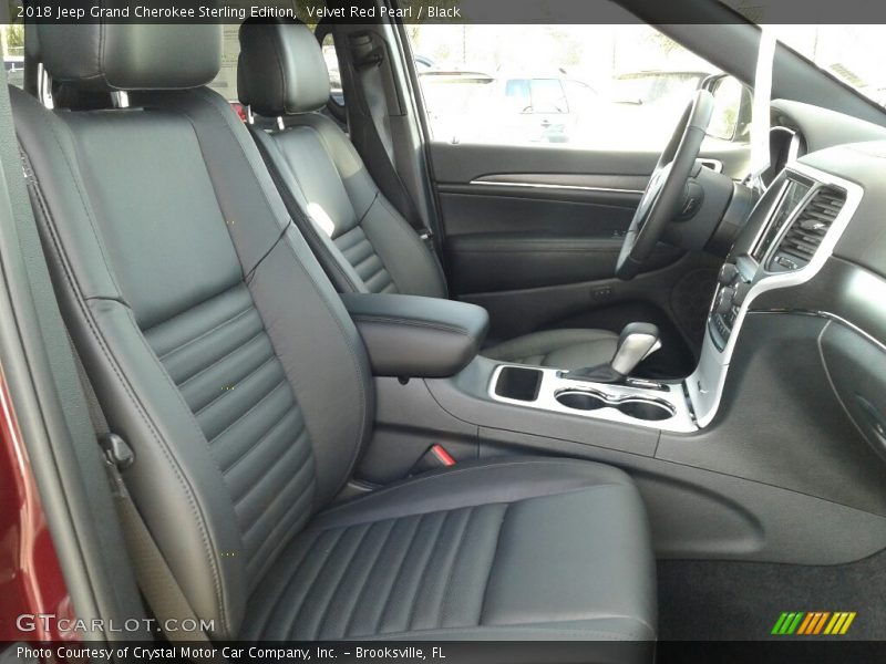 Velvet Red Pearl / Black 2018 Jeep Grand Cherokee Sterling Edition