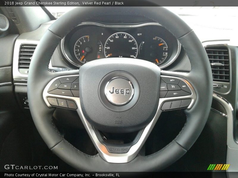 Velvet Red Pearl / Black 2018 Jeep Grand Cherokee Sterling Edition