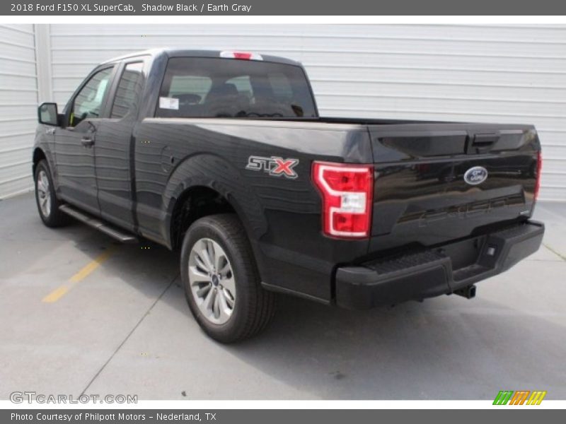 Shadow Black / Earth Gray 2018 Ford F150 XL SuperCab