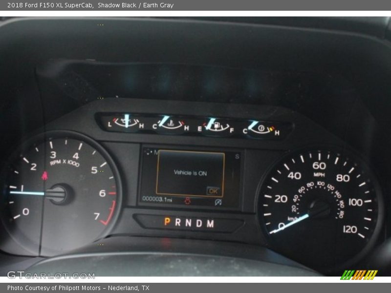 Shadow Black / Earth Gray 2018 Ford F150 XL SuperCab