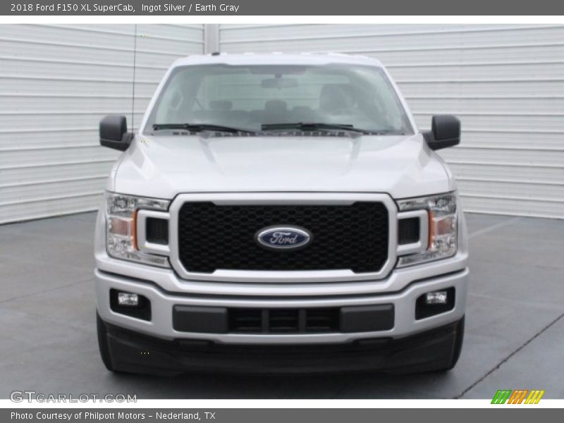 Ingot Silver / Earth Gray 2018 Ford F150 XL SuperCab