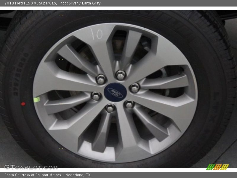Ingot Silver / Earth Gray 2018 Ford F150 XL SuperCab