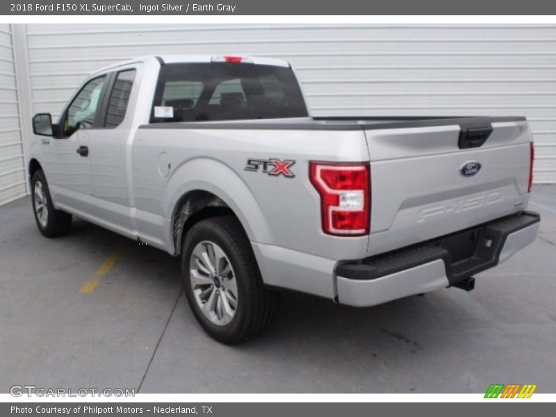 Ingot Silver / Earth Gray 2018 Ford F150 XL SuperCab