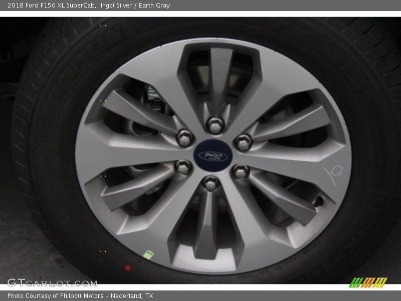 Ingot Silver / Earth Gray 2018 Ford F150 XL SuperCab