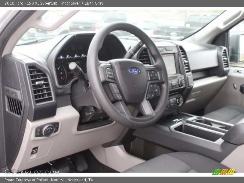 Ingot Silver / Earth Gray 2018 Ford F150 XL SuperCab