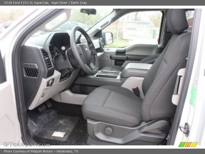 Ingot Silver / Earth Gray 2018 Ford F150 XL SuperCab