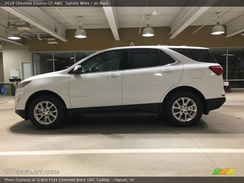 Summit White / Jet Black 2018 Chevrolet Equinox LT AWD