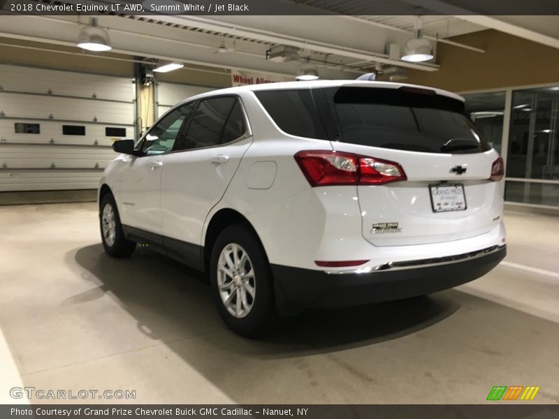 Summit White / Jet Black 2018 Chevrolet Equinox LT AWD
