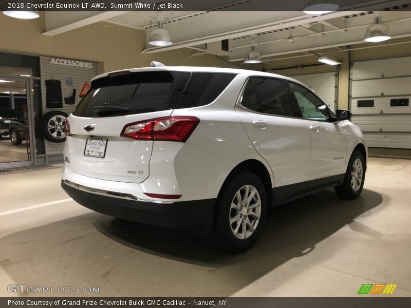 Summit White / Jet Black 2018 Chevrolet Equinox LT AWD