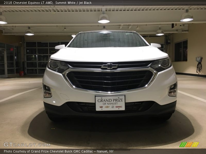 Summit White / Jet Black 2018 Chevrolet Equinox LT AWD