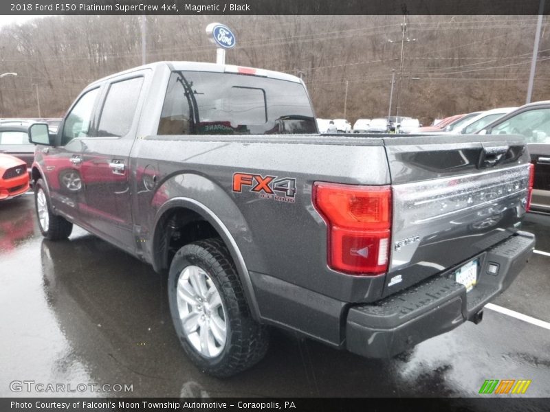 Magnetic / Black 2018 Ford F150 Platinum SuperCrew 4x4