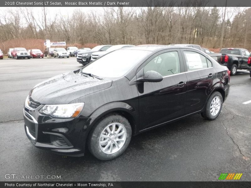 Mosaic Black Metallic / Dark Pewter 2018 Chevrolet Sonic LT Sedan