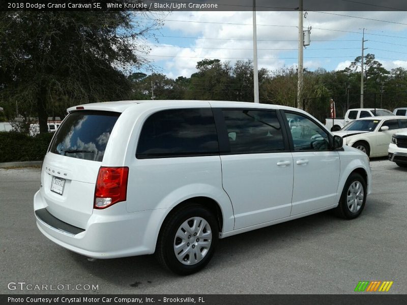 White Knuckle / Black/Light Graystone 2018 Dodge Grand Caravan SE