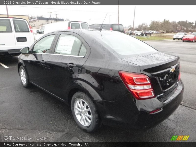 Mosaic Black Metallic / Dark Pewter 2018 Chevrolet Sonic LT Sedan