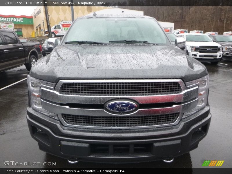 Magnetic / Black 2018 Ford F150 Platinum SuperCrew 4x4