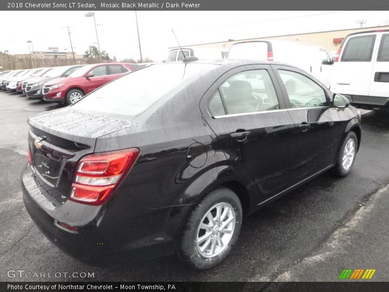 Mosaic Black Metallic / Dark Pewter 2018 Chevrolet Sonic LT Sedan