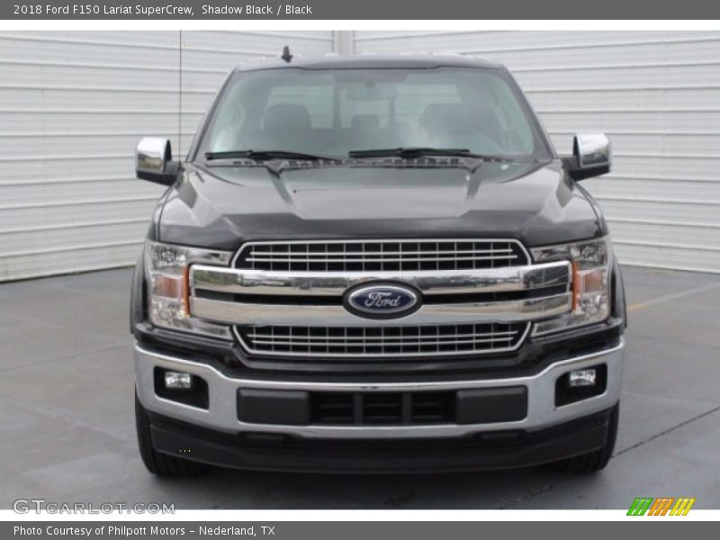 Shadow Black / Black 2018 Ford F150 Lariat SuperCrew