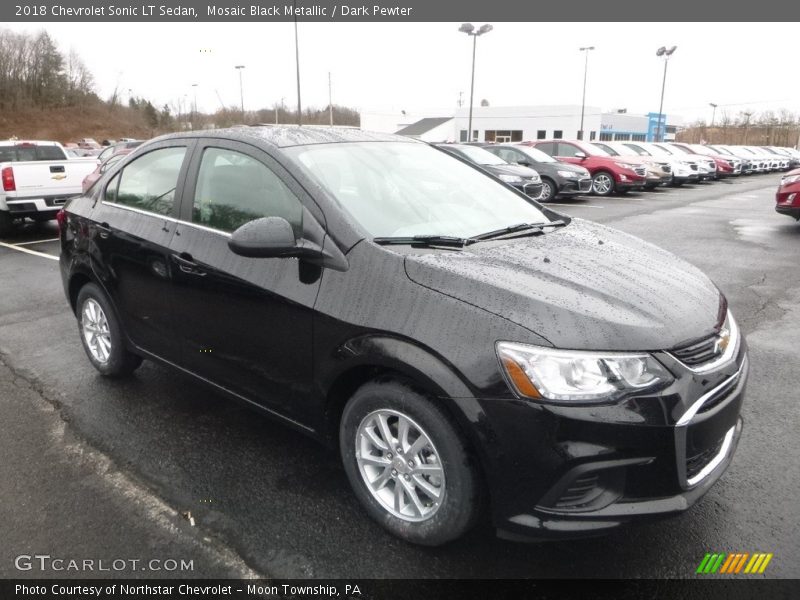 Mosaic Black Metallic / Dark Pewter 2018 Chevrolet Sonic LT Sedan