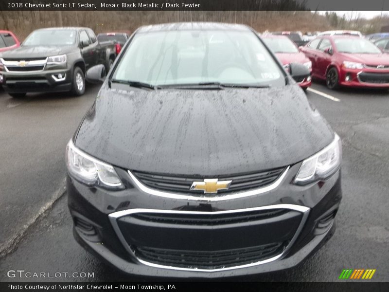 Mosaic Black Metallic / Dark Pewter 2018 Chevrolet Sonic LT Sedan