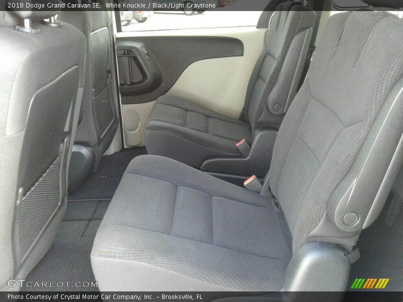 White Knuckle / Black/Light Graystone 2018 Dodge Grand Caravan SE