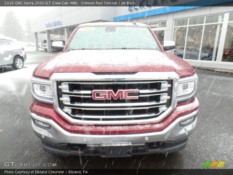 Crimson Red Tintcoat / Jet Black 2016 GMC Sierra 1500 SLT Crew Cab 4WD