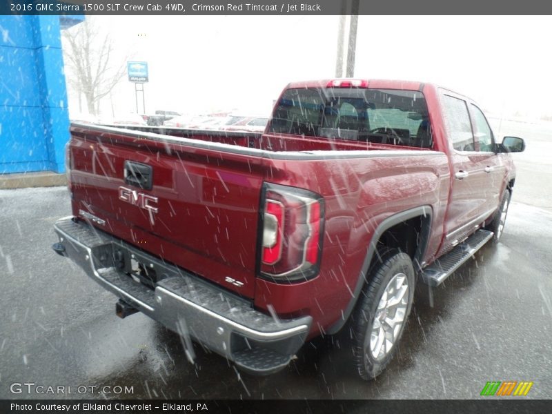 Crimson Red Tintcoat / Jet Black 2016 GMC Sierra 1500 SLT Crew Cab 4WD