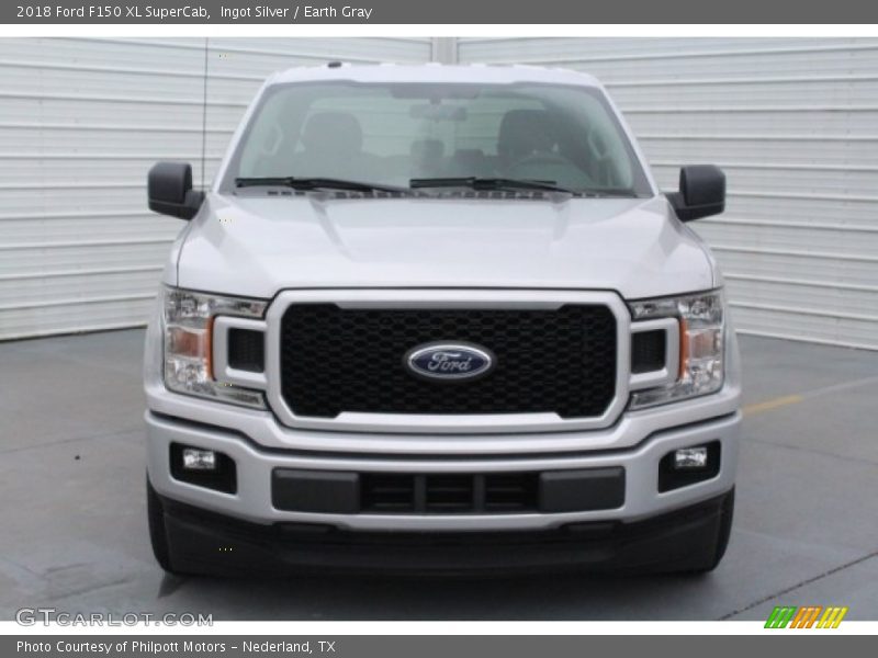 Ingot Silver / Earth Gray 2018 Ford F150 XL SuperCab