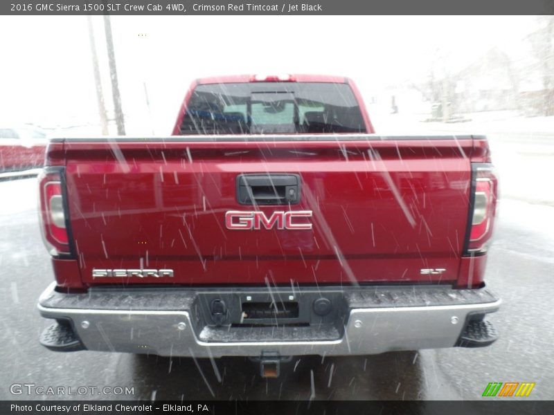 Crimson Red Tintcoat / Jet Black 2016 GMC Sierra 1500 SLT Crew Cab 4WD