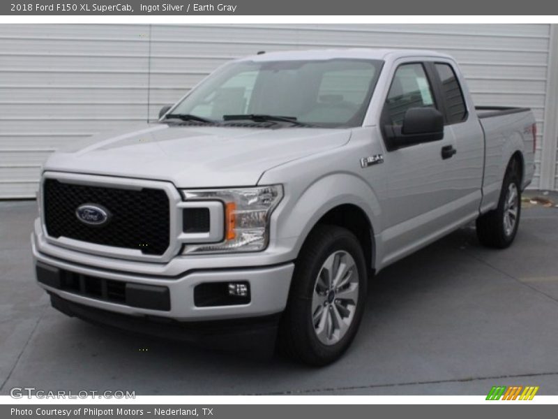 Ingot Silver / Earth Gray 2018 Ford F150 XL SuperCab
