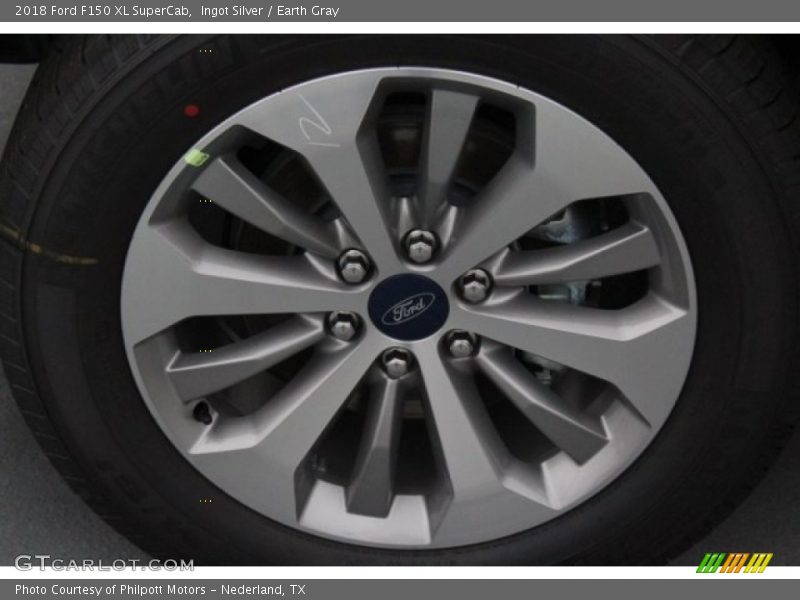 Ingot Silver / Earth Gray 2018 Ford F150 XL SuperCab