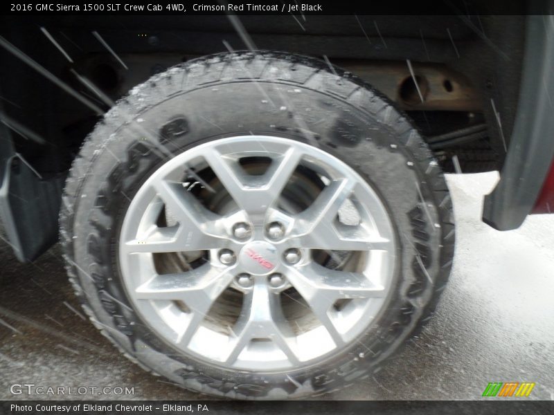 Crimson Red Tintcoat / Jet Black 2016 GMC Sierra 1500 SLT Crew Cab 4WD