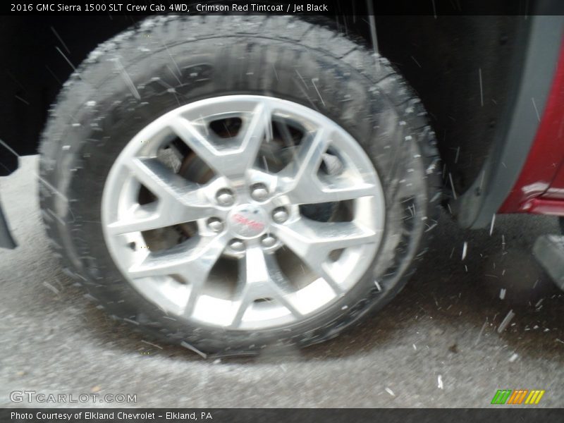 Crimson Red Tintcoat / Jet Black 2016 GMC Sierra 1500 SLT Crew Cab 4WD