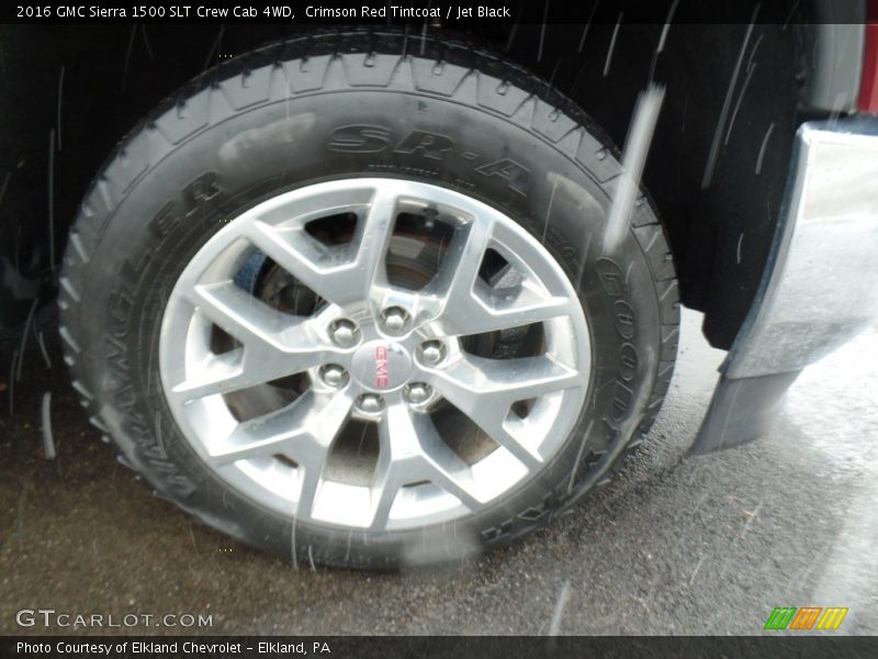 Crimson Red Tintcoat / Jet Black 2016 GMC Sierra 1500 SLT Crew Cab 4WD