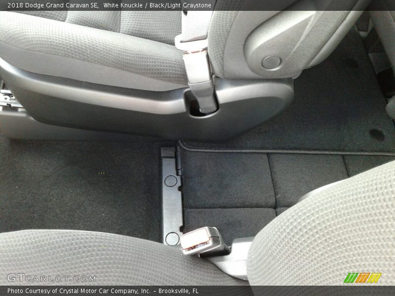 White Knuckle / Black/Light Graystone 2018 Dodge Grand Caravan SE
