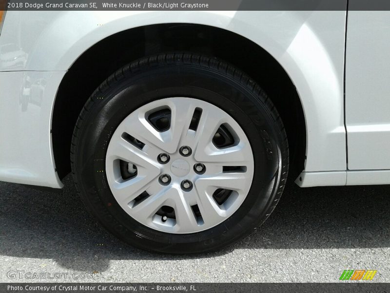 White Knuckle / Black/Light Graystone 2018 Dodge Grand Caravan SE