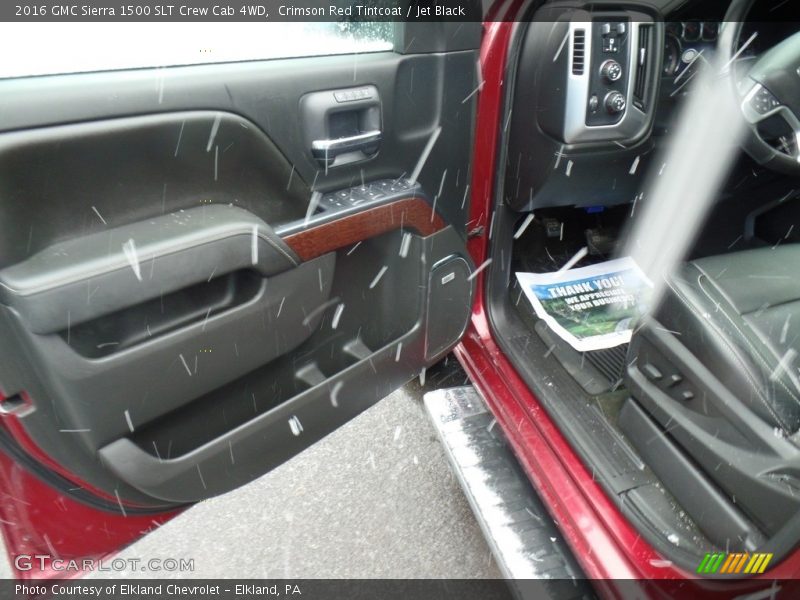 Crimson Red Tintcoat / Jet Black 2016 GMC Sierra 1500 SLT Crew Cab 4WD