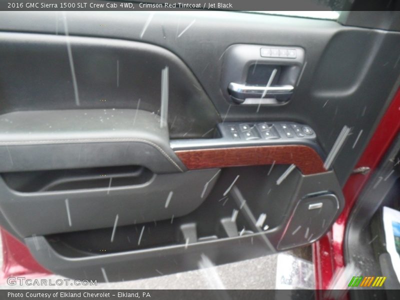 Crimson Red Tintcoat / Jet Black 2016 GMC Sierra 1500 SLT Crew Cab 4WD