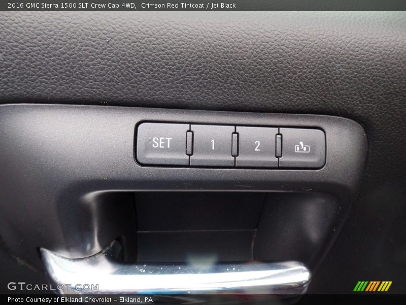 Crimson Red Tintcoat / Jet Black 2016 GMC Sierra 1500 SLT Crew Cab 4WD