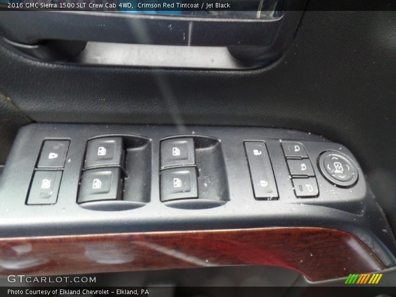 Crimson Red Tintcoat / Jet Black 2016 GMC Sierra 1500 SLT Crew Cab 4WD