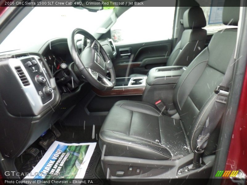 Crimson Red Tintcoat / Jet Black 2016 GMC Sierra 1500 SLT Crew Cab 4WD
